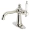 Kingston Brass KSD154KLPN Single-Handle Bathroom Faucet with Push Pop-Up, Polished Nickel KSD154KLPN - alternate 1